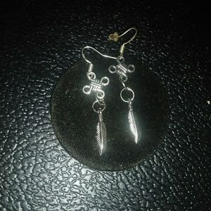 925 Silver Crosse Earrings